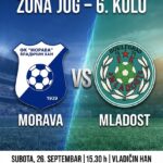 Mladost u subotu gostuje Moravi